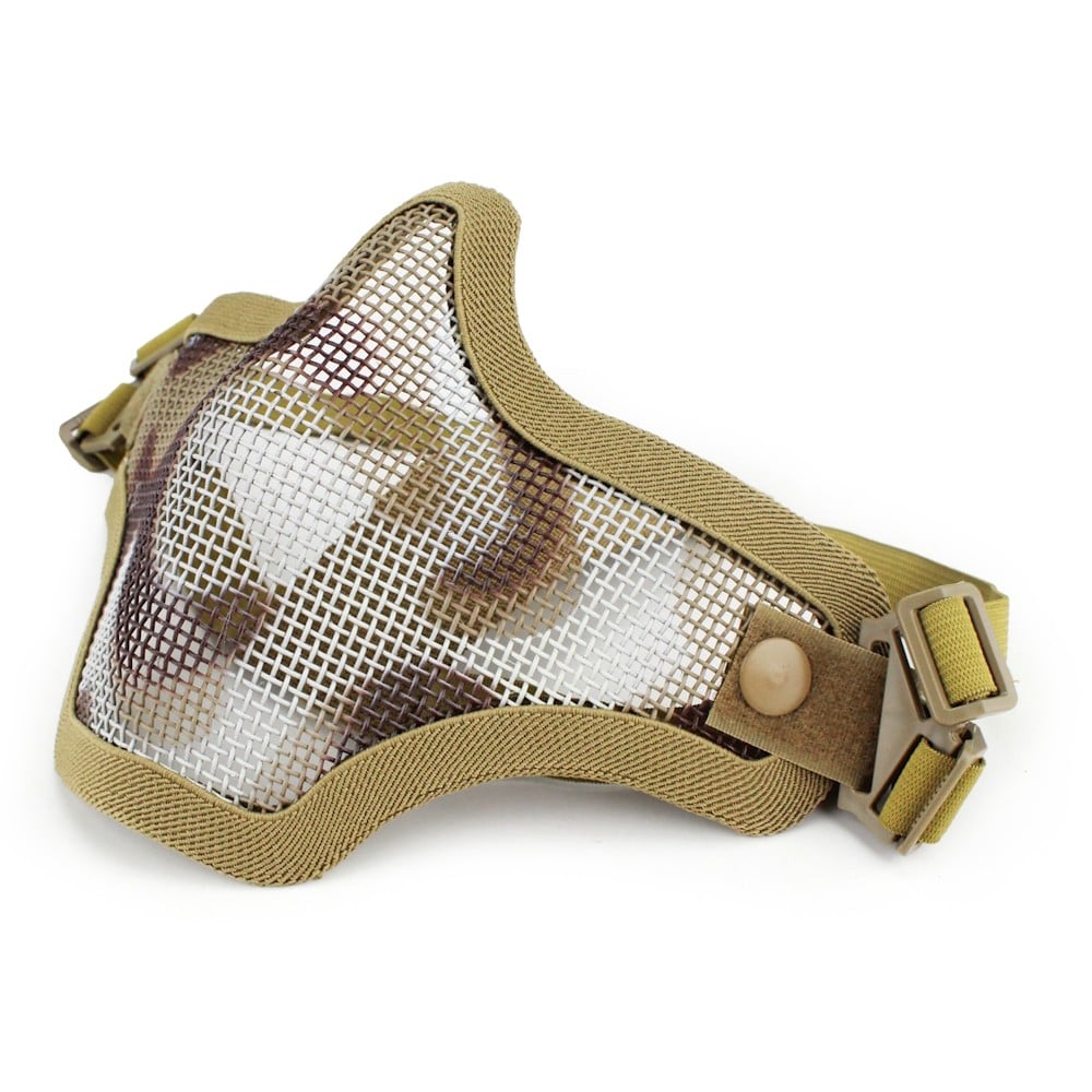 Maschera con Rete Metallica Desert di WOSPORT
