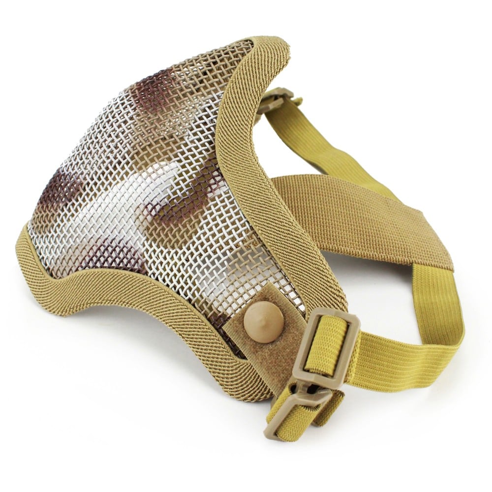 Maschera con Rete Metallica Desert di WOSPORT