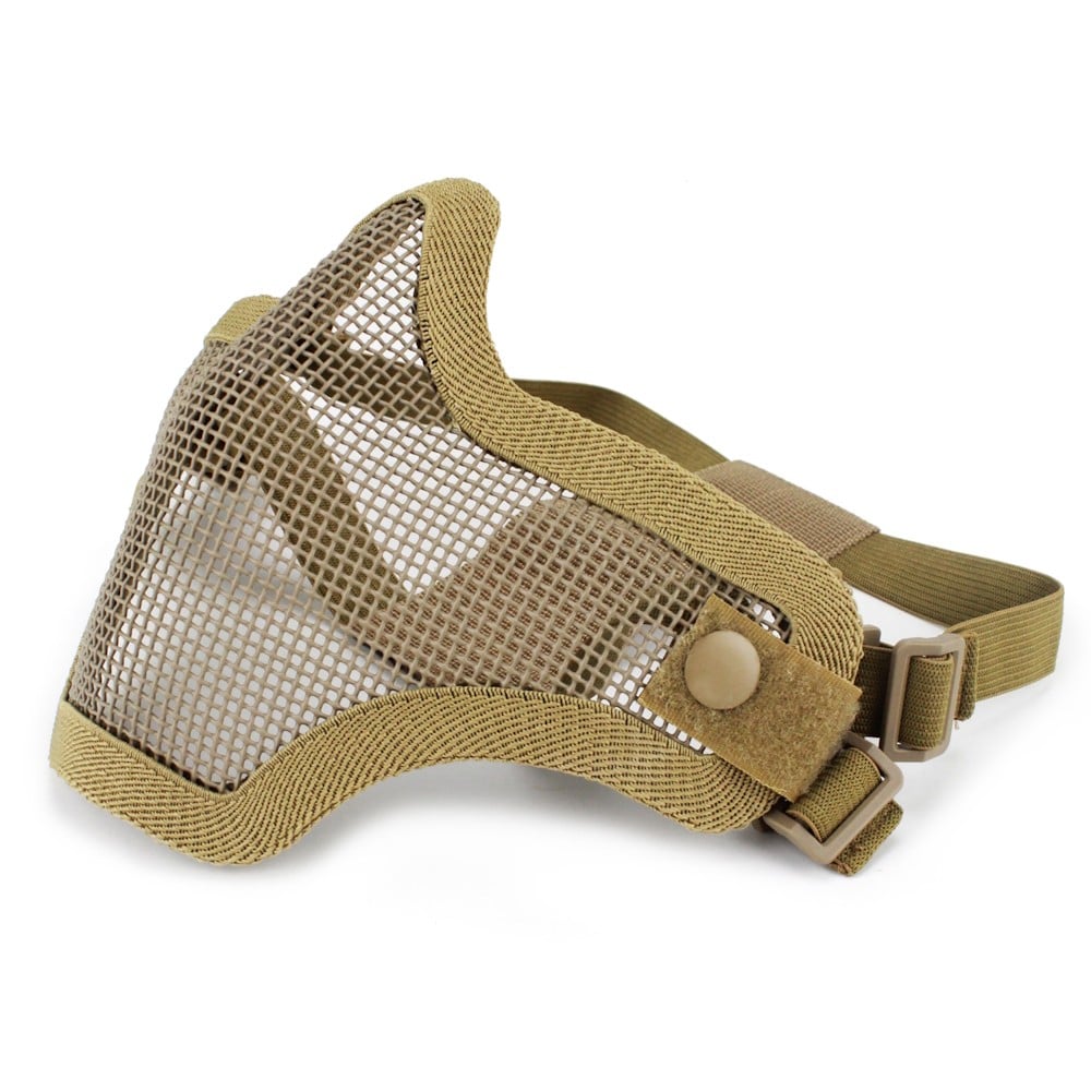 Maschera con Rete Metallica Tan di WOSPORT