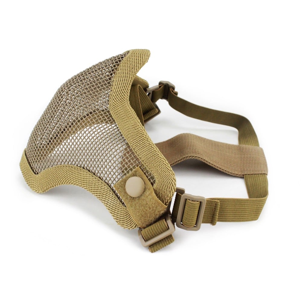 Maschera con Rete Metallica Tan di WOSPORT