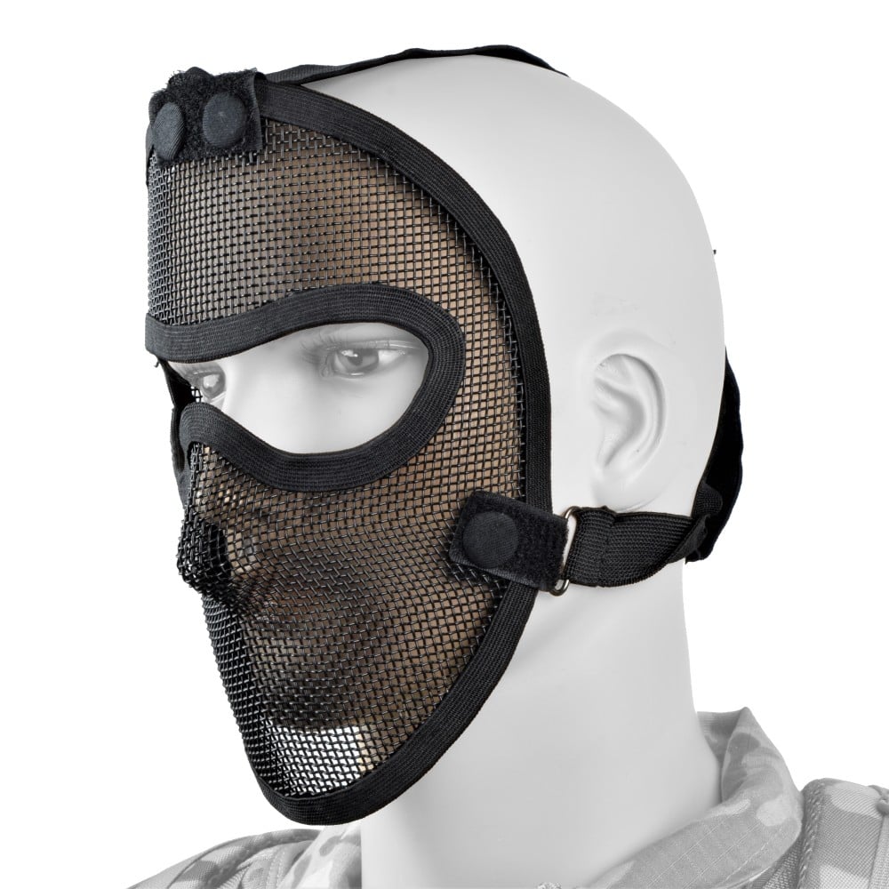 Maschera con Rete Metallica Nera di ROYAL