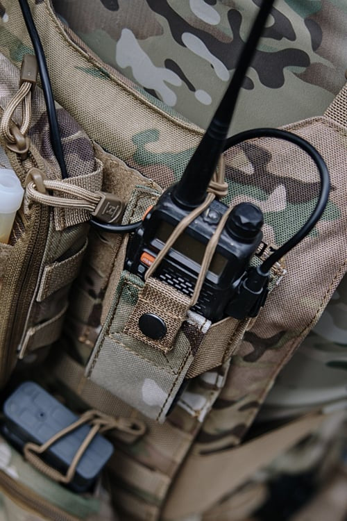 Radio Pouch Multicamo di 8FIELDS