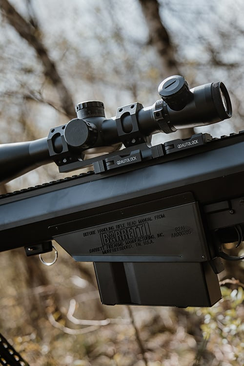 Scope M3 3.5-10x50 con reticolo illuminato di PCS