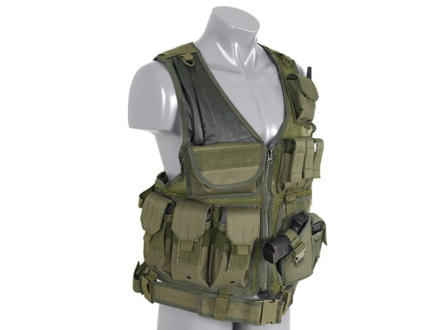 Gilet Tattico Olive di 8FIELDS