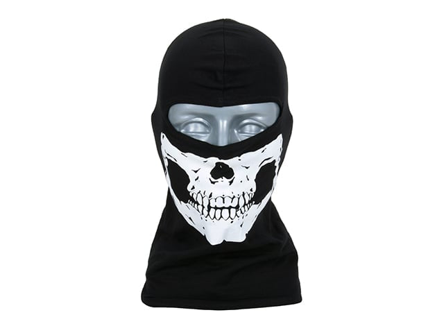 SKULL Balaclava Nera di 8FIELDS