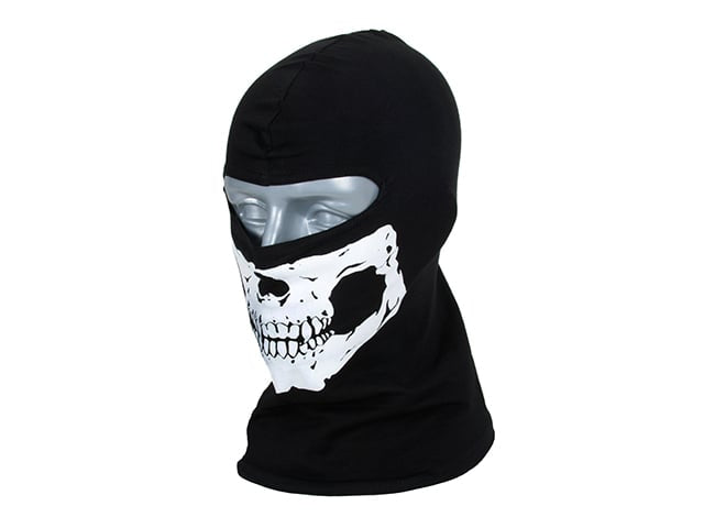 SKULL Balaclava Nera di 8FIELDS