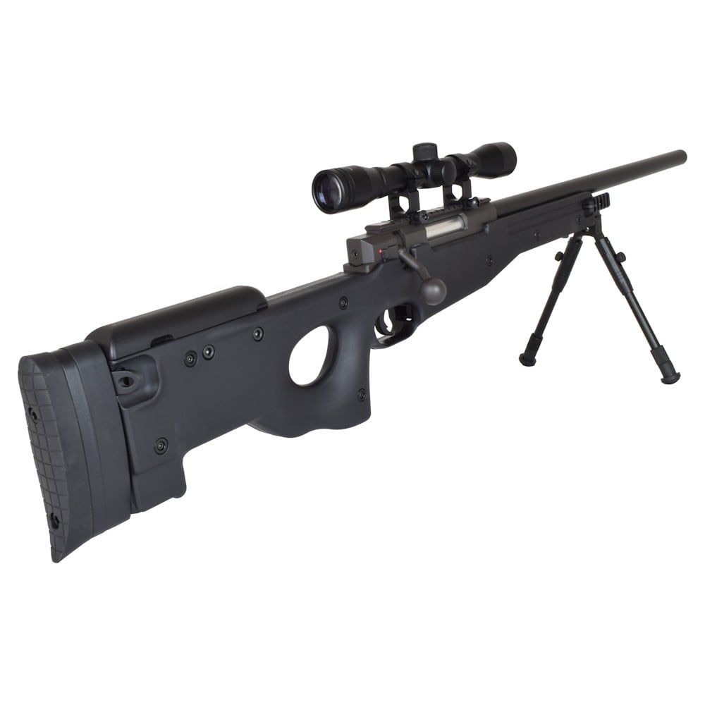 Fucile Sniper a Molla con Bipiede e Ottica 4x32 di WELL