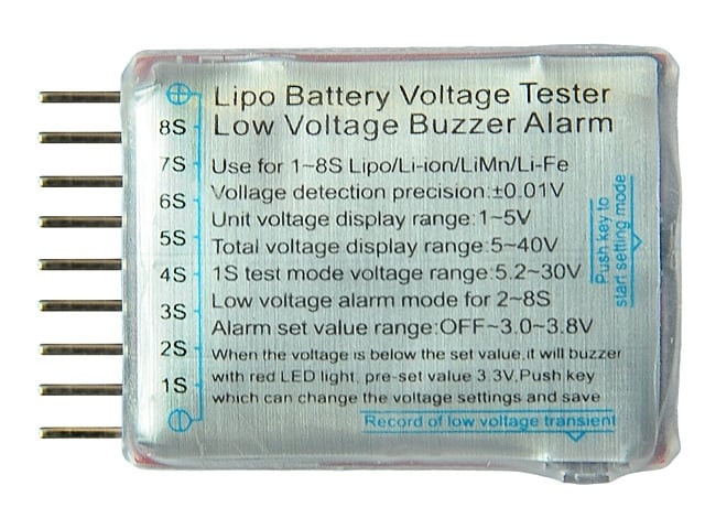 Allarme di protezione per batterie Li-Po di VICTORY BATTERY