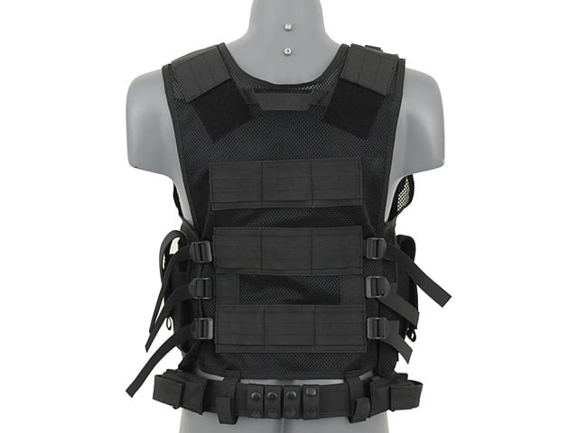 Gilet Tattico Law Enforcement V.2 - BLACK di 8FIELDS
