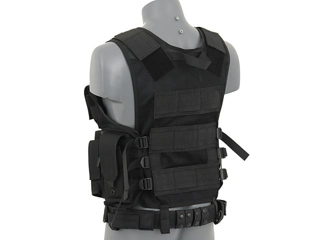 Gilet Tattico Law Enforcement V.2 - BLACK di 8FIELDS