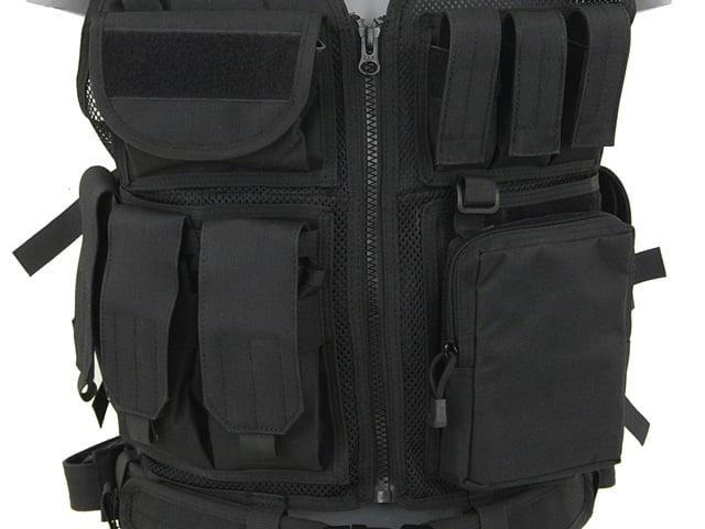 Gilet Tattico Law Enforcement V.2 - BLACK di 8FIELDS