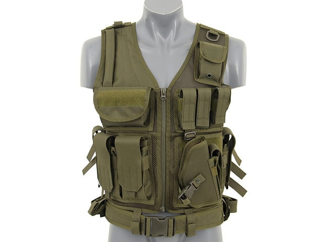 Gilet Tattico Law Enforcement V.2 - Olive di 8FIELDS