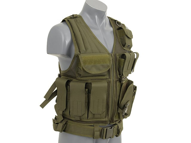 Gilet Tattico Law Enforcement V.2 - Olive di 8FIELDS