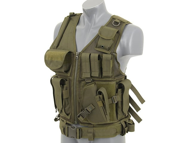Gilet Tattico Law Enforcement V.2 - Olive di 8FIELDS