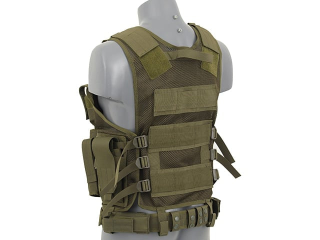 Gilet Tattico Law Enforcement V.2 - Olive di 8FIELDS