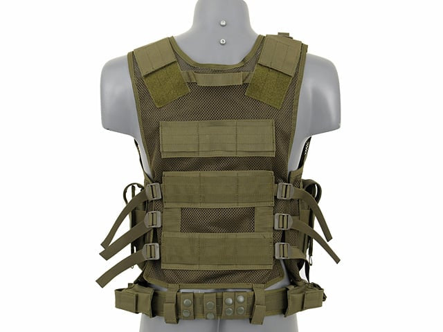 Gilet Tattico Law Enforcement V.2 - Olive di 8FIELDS
