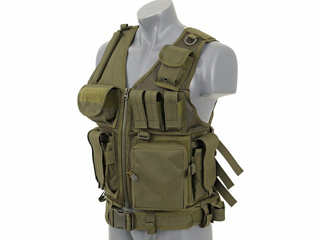 Gilet Tattico Law Enforcement V.2 - Olive di 8FIELDS
