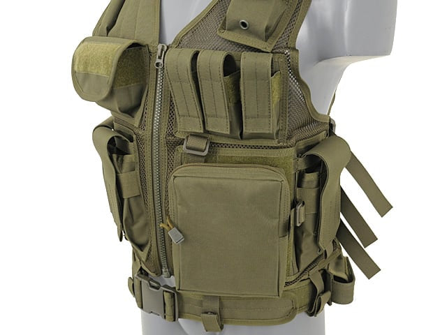 Gilet Tattico Law Enforcement V.2 - Olive di 8FIELDS