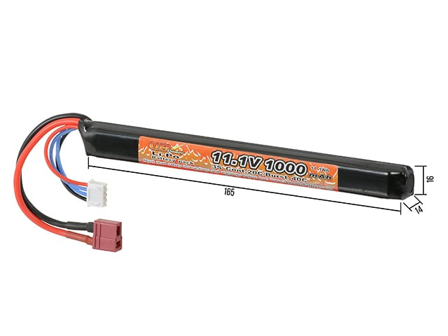 Batteria Li-Po 1000mAh 11,1V 20/40C di VICTORY BATTERY