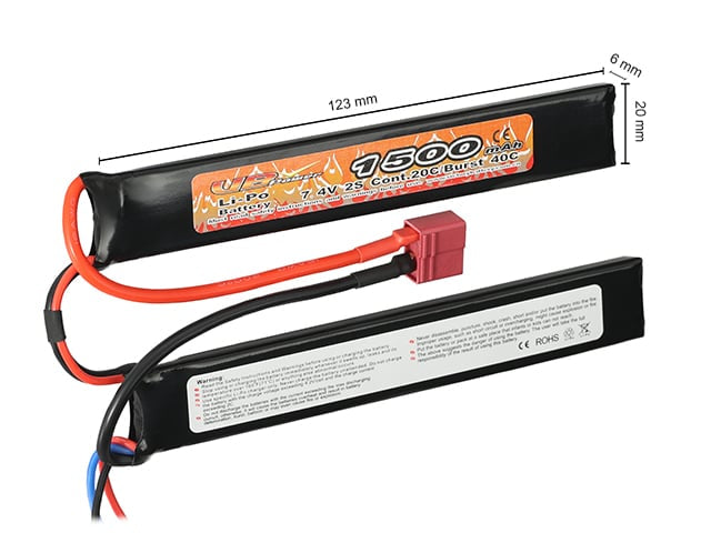 Batteria Li-Po 1500mAh 7,4V di VICTORY BATTERY