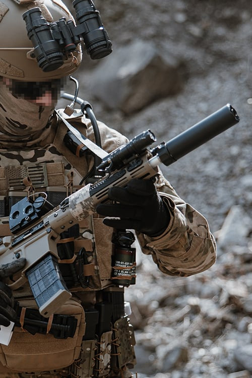 USSOCOM 5.56 SPITFIRE Tracer Sound Suppressor di 5KU