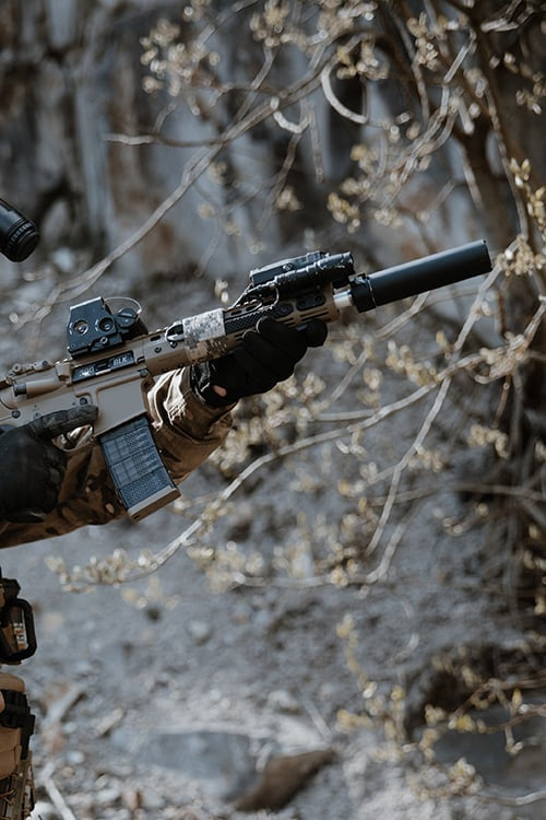 USSOCOM 5.56 SPITFIRE Tracer Sound Suppressor di 5KU