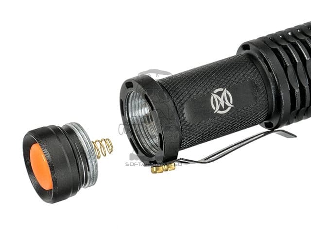 Mini torcia telescopica nera di WADSN