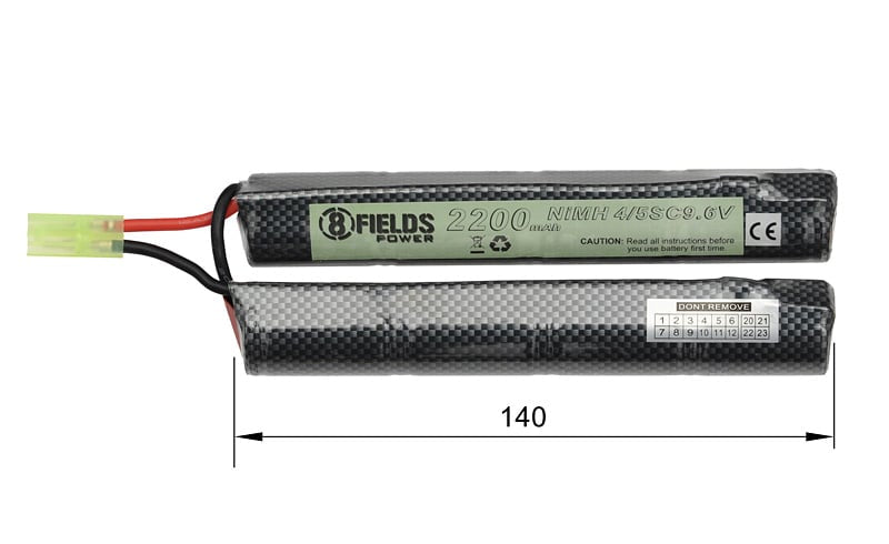 Batteria VB-NiMH 9.6V 2200mAh di 8FIELDS