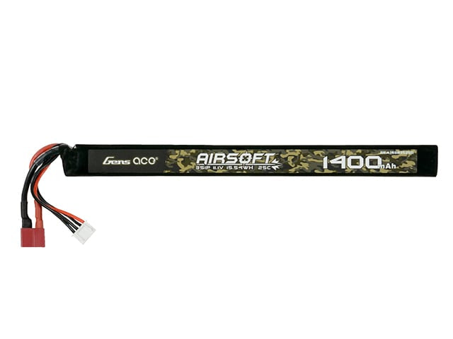 Batteria 25C 1400mAh 11.1V LiPo Mini T-Plug di GENS ACE