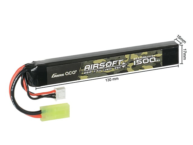 Batteria LiPo 1500mAh 7.4V di GENS ACE
