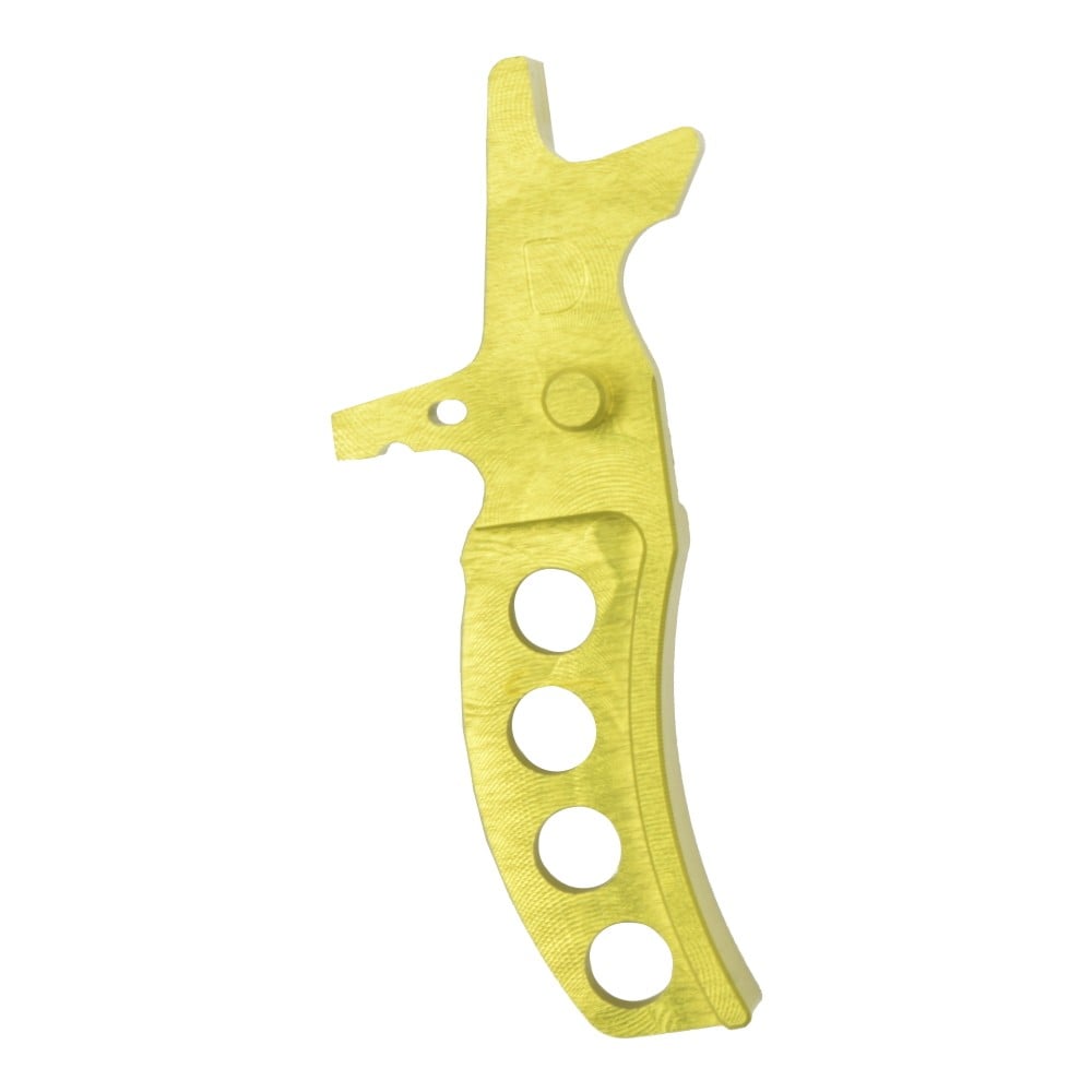 Grilletto CNC AR15 Tipo D Giallo di RETROARMS