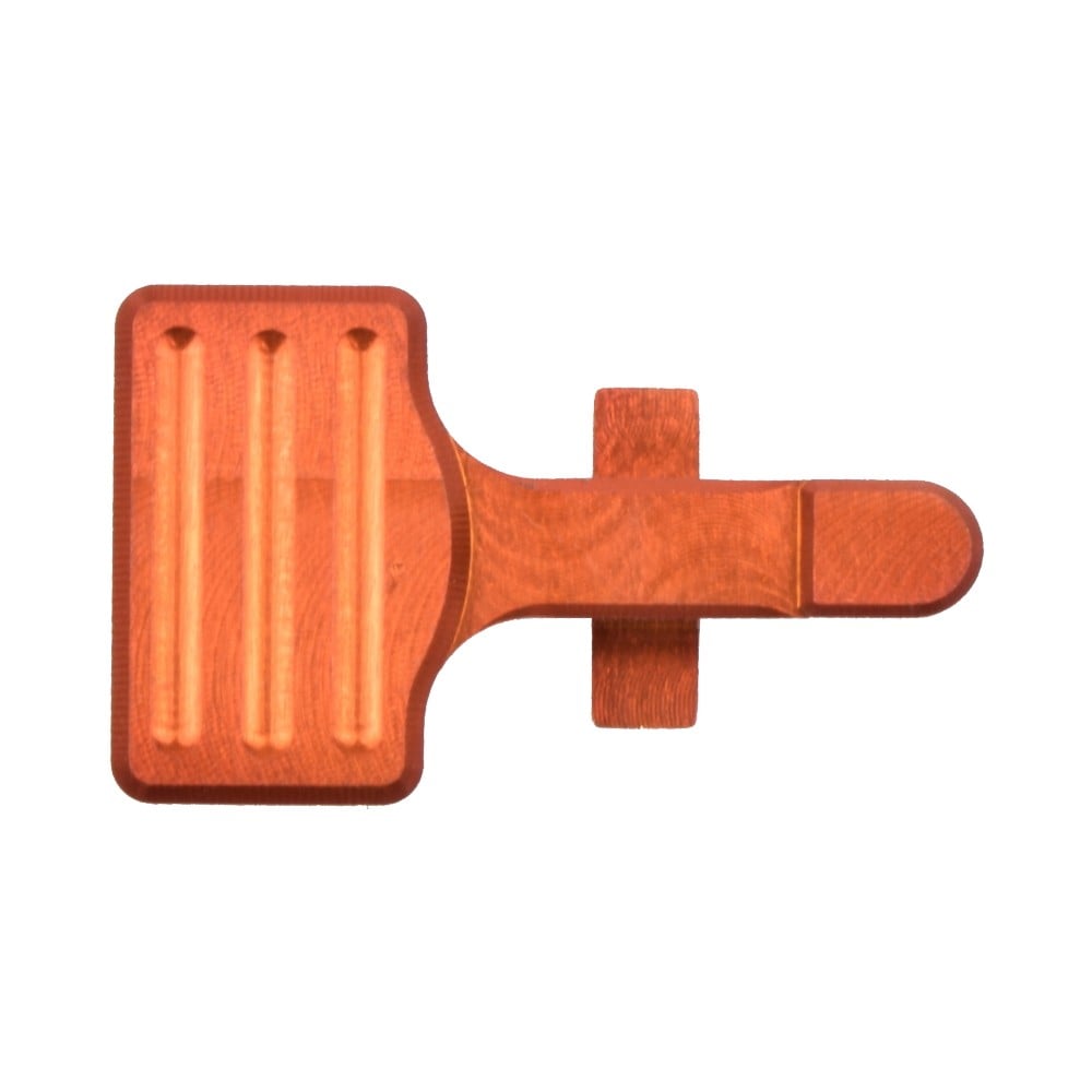 BOLT CATCH CNC AR15 TIPO B ARANCIONE di RETROARMS