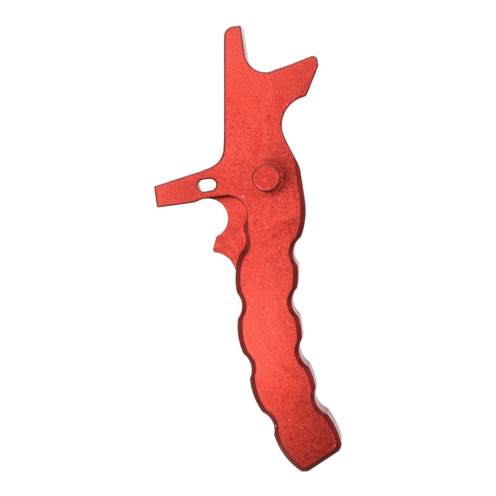 Grilletto CNC AR15 Tipo F Rosso di RETROARMS