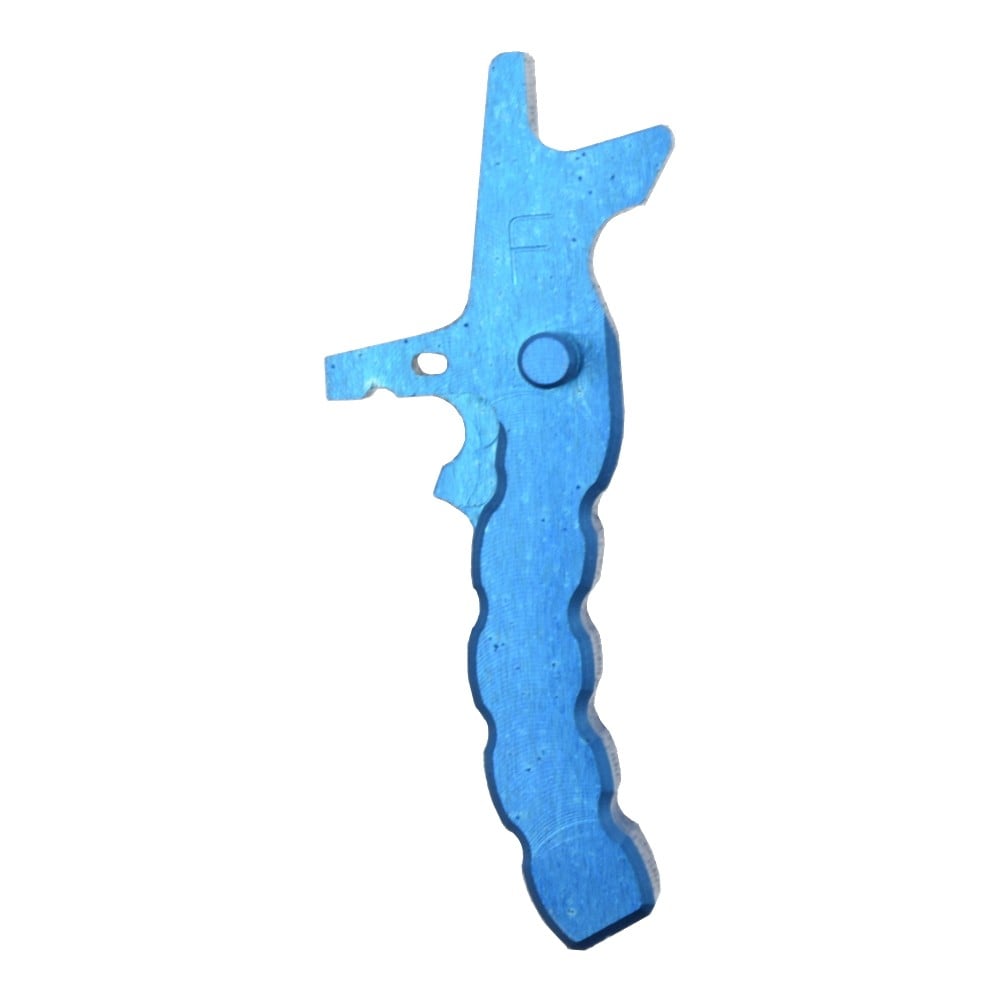 Grilletto CNC AR15 Tipo F Light Blu di RETROARMS