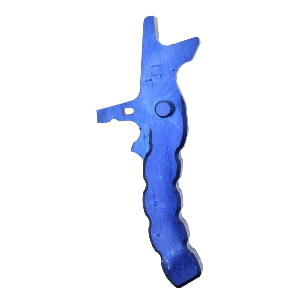 Grilletto CNC AR15 Tipo F Blu di RETROARMS