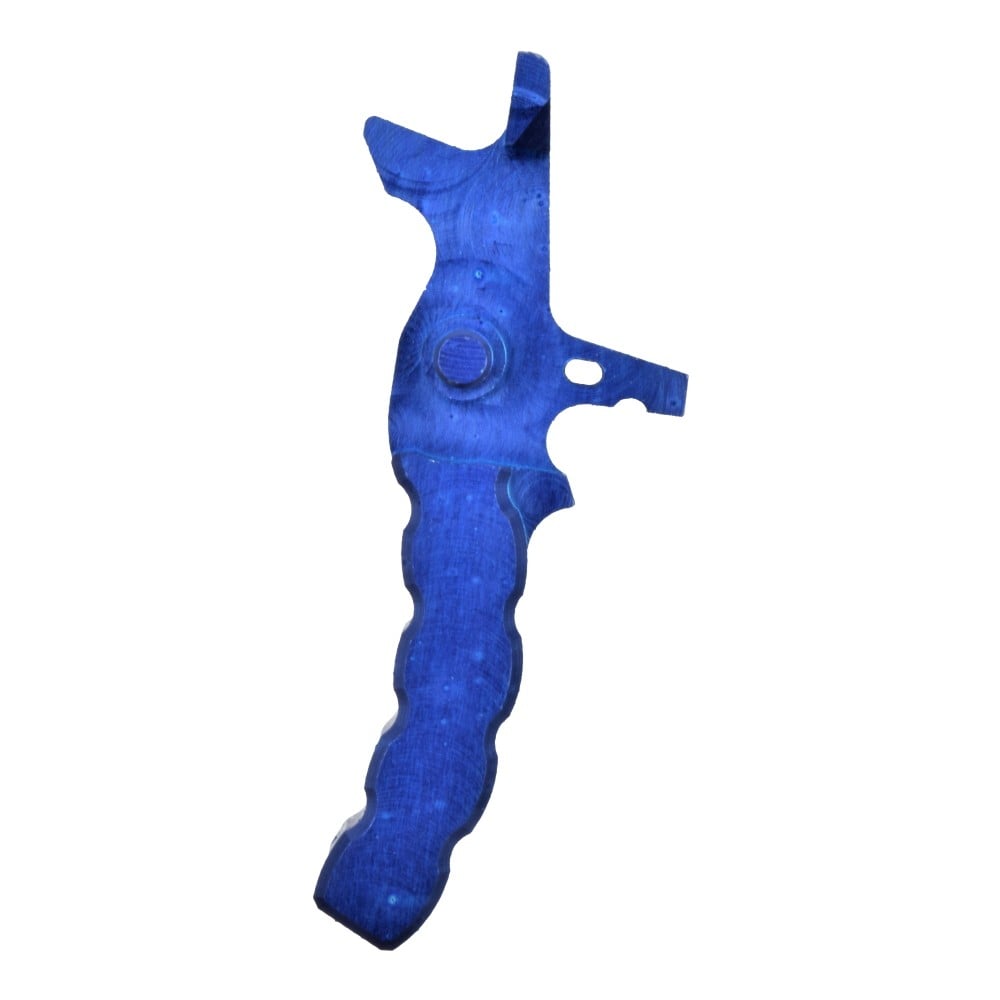 Grilletto CNC AR15 Tipo F Blu di RETROARMS