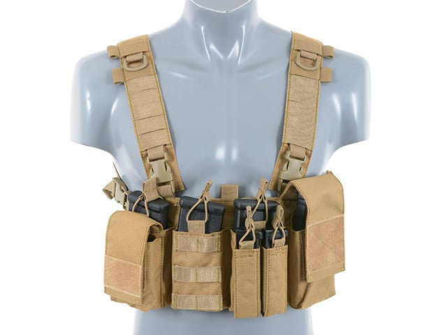 Buckle Up Chest Rig V3 - Coyote di 8FIELDS