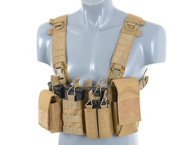 Buckle Up Chest Rig V3 - Coyote di 8FIELDS