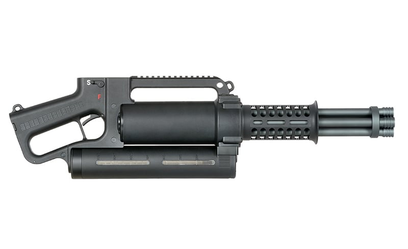 Replica Minigun di WELL
