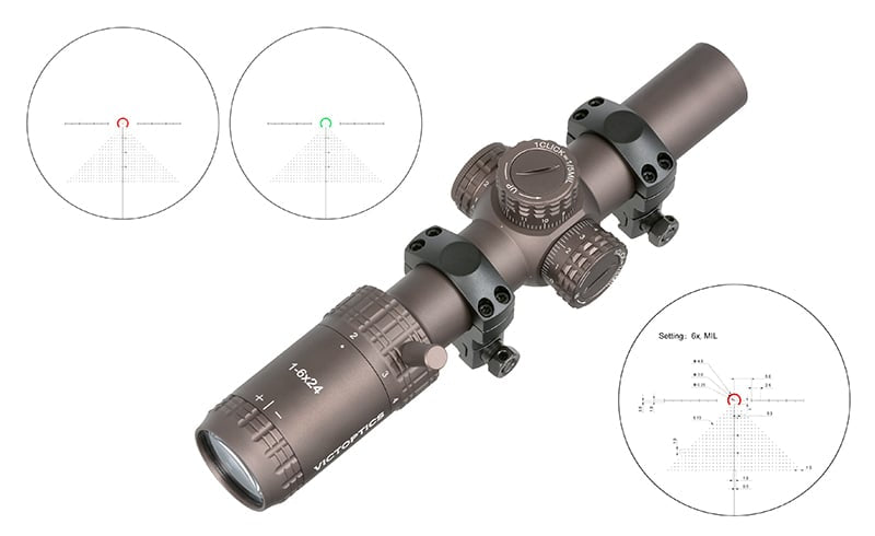 Scope Victoptics S6 1-6x24 di VECTOR OPTICS