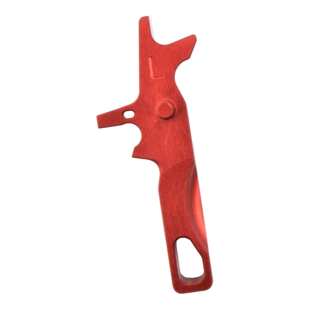 Grilletto CNC AR15 Tipo L Rosso di RETROARMS