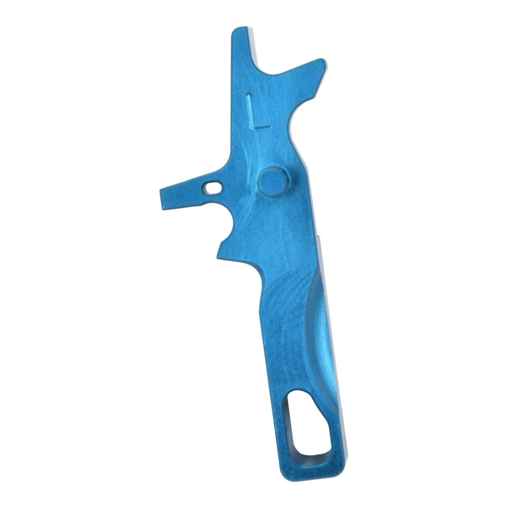 Grilletto CNC AR15 Tipo L Blu di RETROARMS