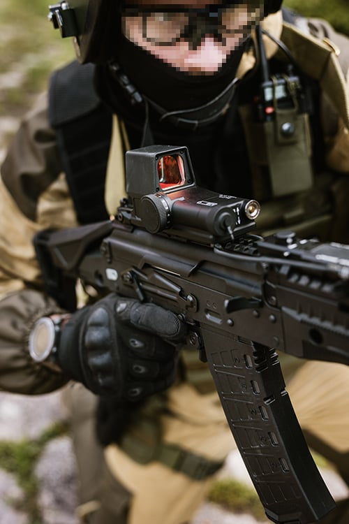 Ottica 1P87 Style per AK/AK12/AKSU di JJ AIRSOFT