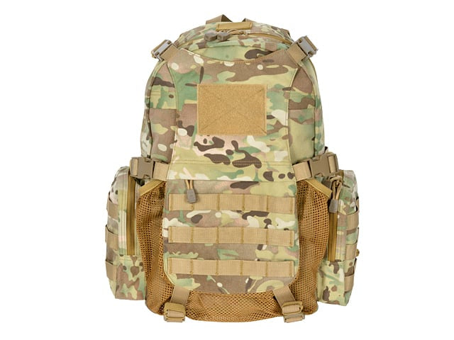 Zaino tattico con tasca per casco - Multicamo di 8FIELDS