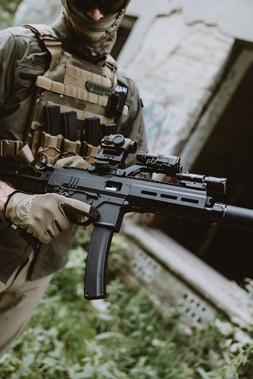 Replica DMP-9 submachine gun ETU Wireless di DOUBLE EAGLE