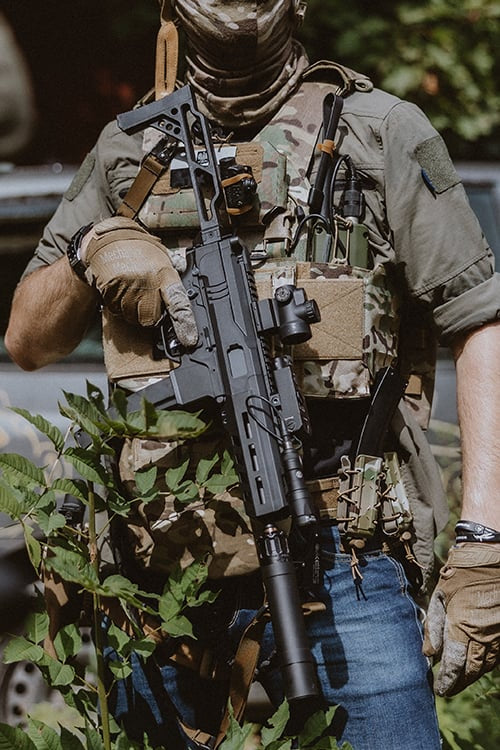 Replica DMP-9 submachine gun ETU Wireless di DOUBLE EAGLE