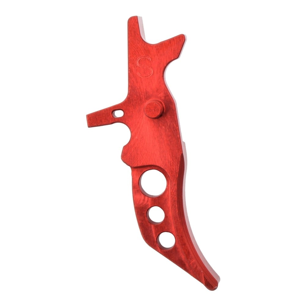 Grilletto CNC AR15 Tipo S Rosso di RETROARMS