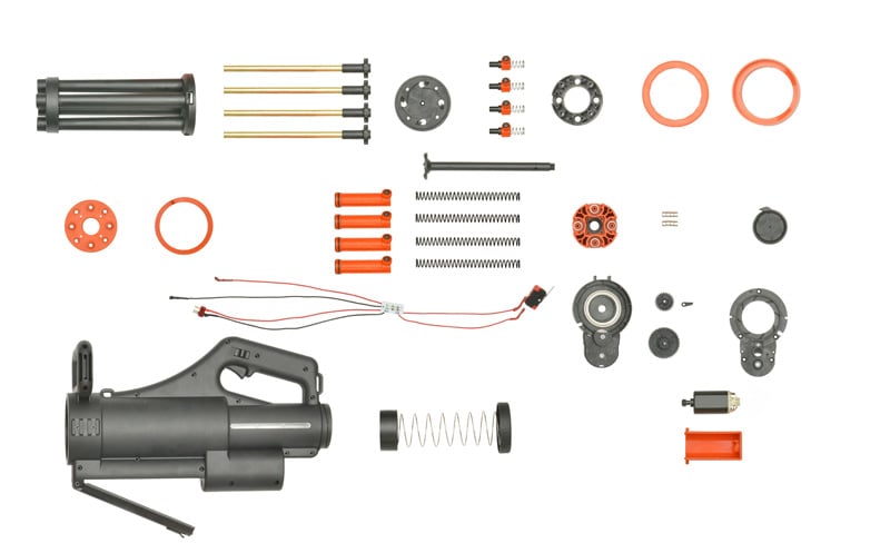 Replica Minigun Elettrica WE023-SL di ECHO1