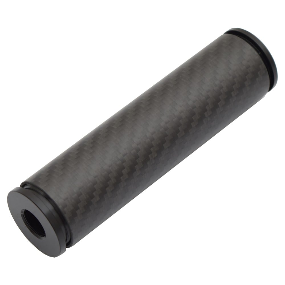 Silenzatore 3K Carbon 120mm Nero di RETROARMS