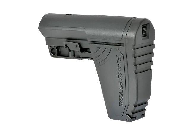 Whale Stock Regolabile per AR-15/M4 - Nero di CYMA